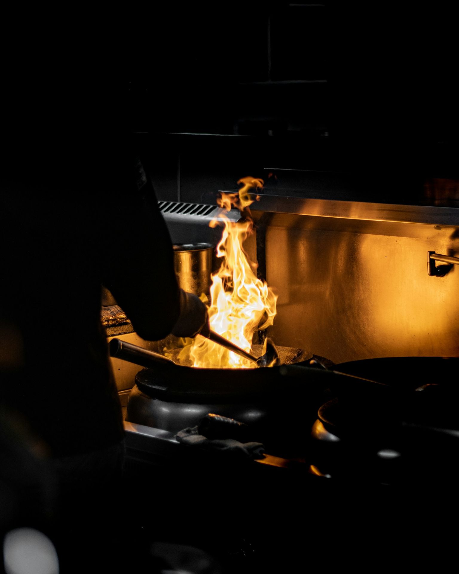 The chef at the fire